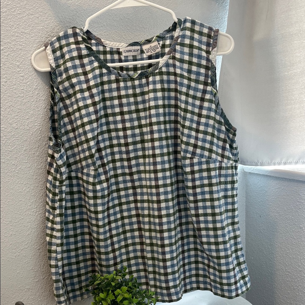 Vintage Gingham Tank